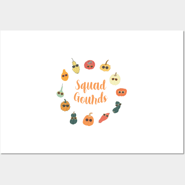 Squad Gourds Wall Art by FlashmanBiscuit